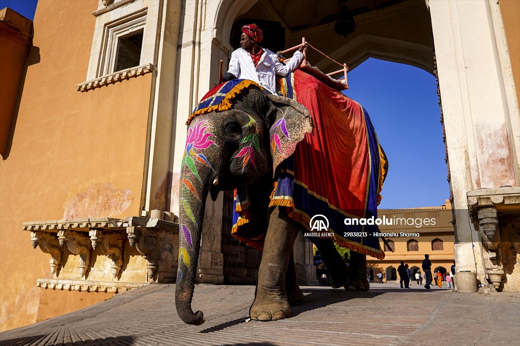 UNESCO World Heritage Site: Historical Amber Fort in India's Jaipur