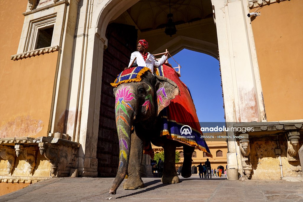UNESCO World Heritage Site: Historical Amber Fort in India's Jaipur