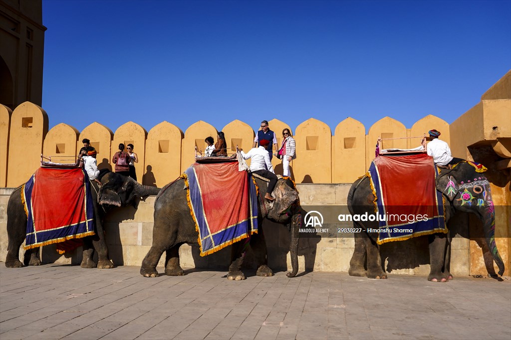 UNESCO World Heritage Site: Historical Amber Fort in India's Jaipur