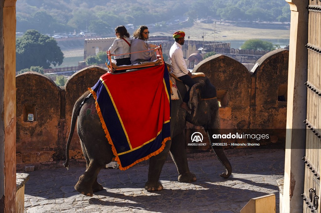 UNESCO World Heritage Site: Historical Amber Fort in India's Jaipur