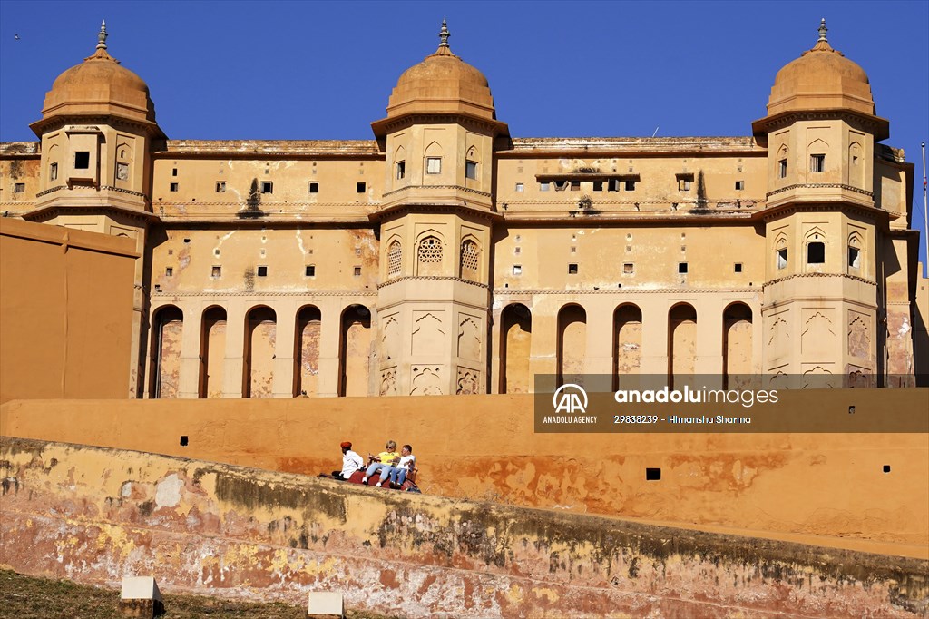 UNESCO World Heritage Site: Historical Amber Fort in India's Jaipur