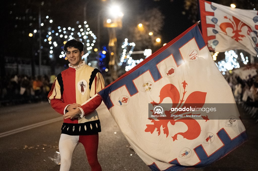 Three Wise Men parade in Madrid