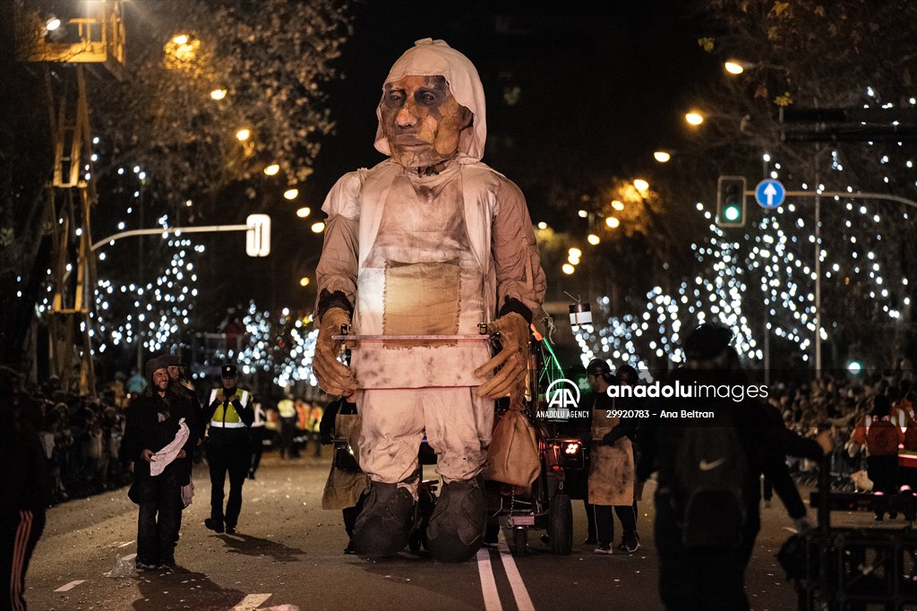 Three Wise Men parade in Madrid