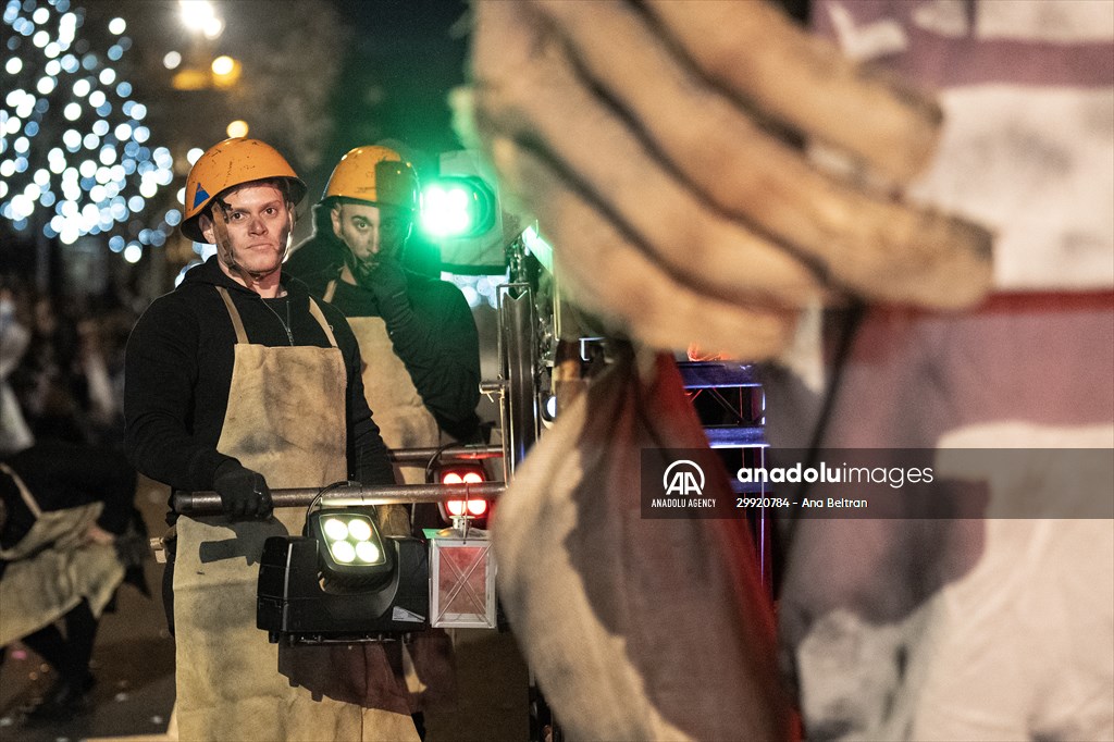 Three Wise Men parade in Madrid