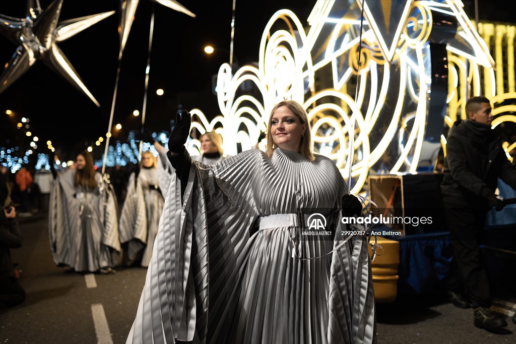 Three Wise Men parade in Madrid