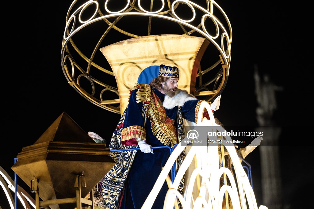 Three Wise Men parade in Madrid