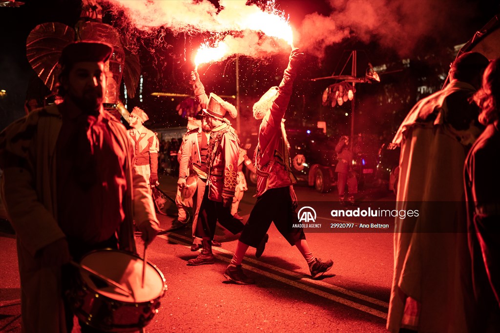 Three Wise Men parade in Madrid