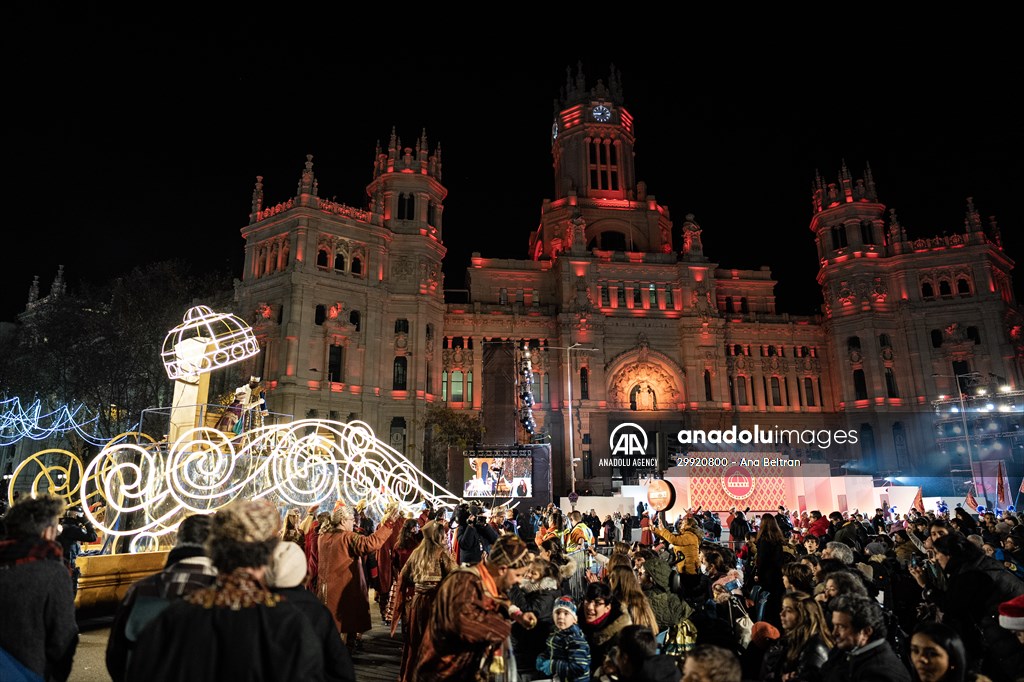 Three Wise Men parade in Madrid