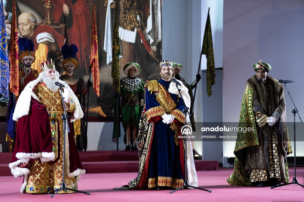 Three Wise Men parade in Madrid