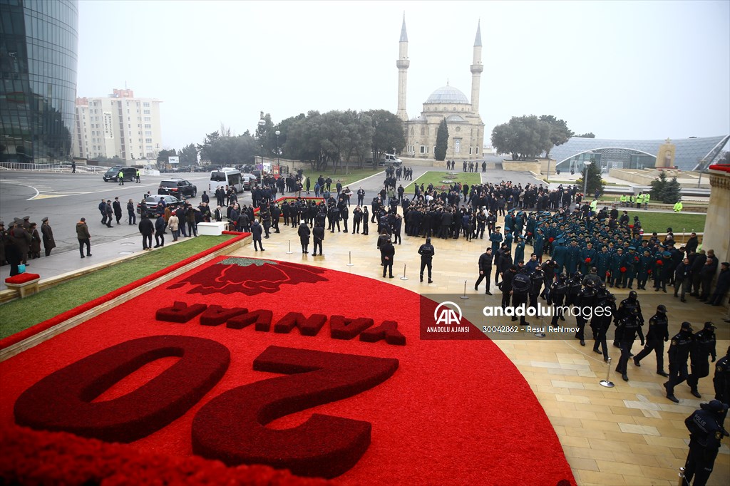 Azerbaycan'da "Kanlı Ocak" kurbanları anılıyor