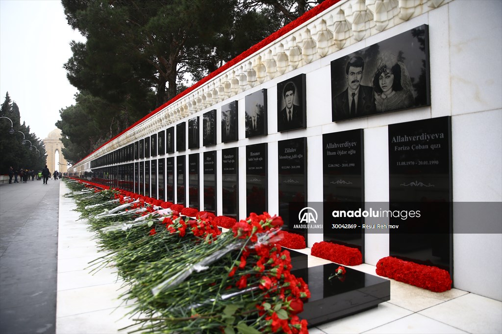 Azerbaycan'da "Kanlı Ocak" kurbanları anılıyor