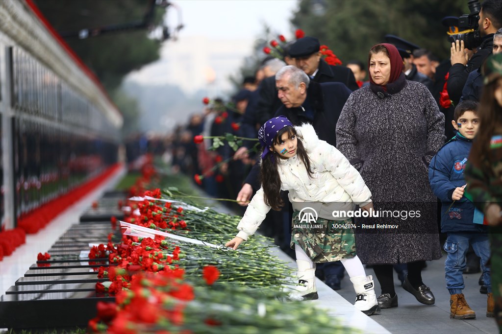 Azerbaycan'da "Kanlı Ocak" kurbanları anılıyor