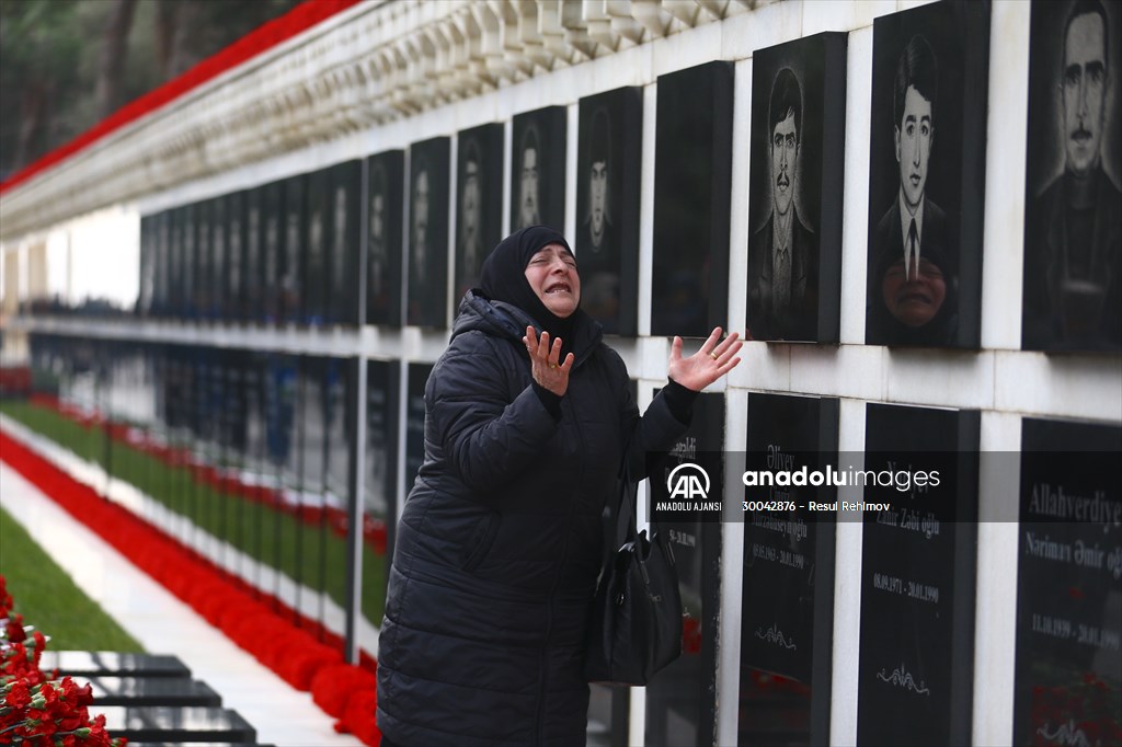 Azerbaycan'da "Kanlı Ocak" kurbanları anılıyor