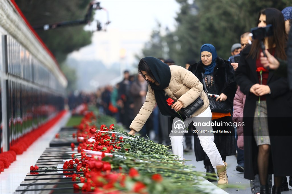 Azerbaycan'da "Kanlı Ocak" kurbanları anılıyor