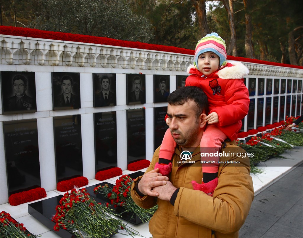 Azerbaycan'da "Kanlı Ocak" kurbanları anılıyor