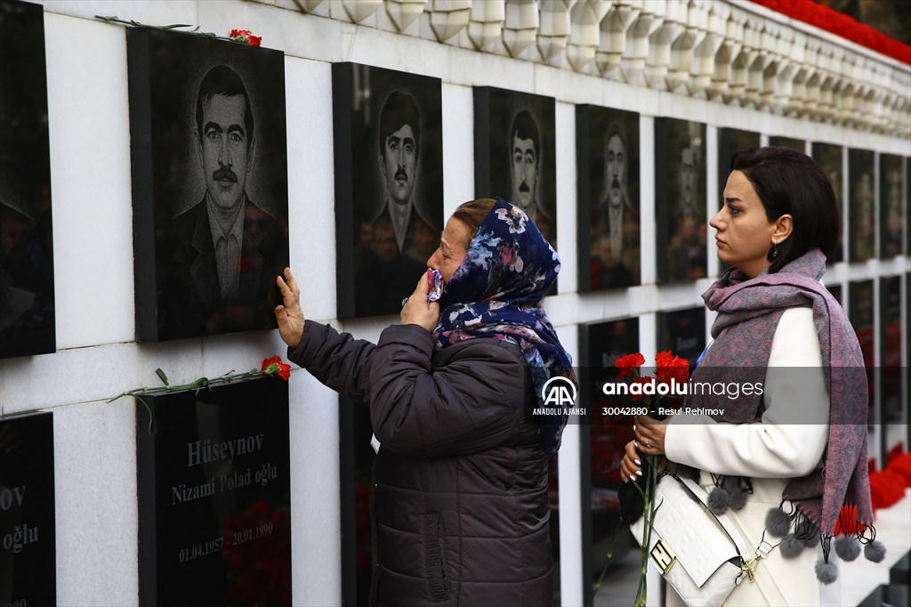 Azerbaycan'da "Kanlı Ocak" kurbanları anılıyor