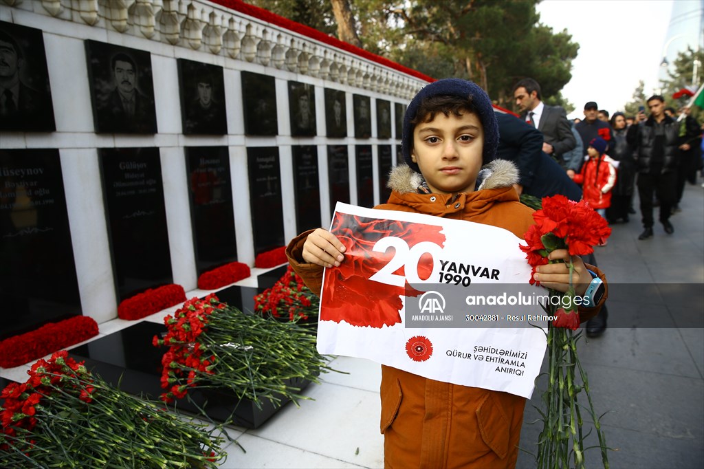 Azerbaycan'da "Kanlı Ocak" kurbanları anılıyor