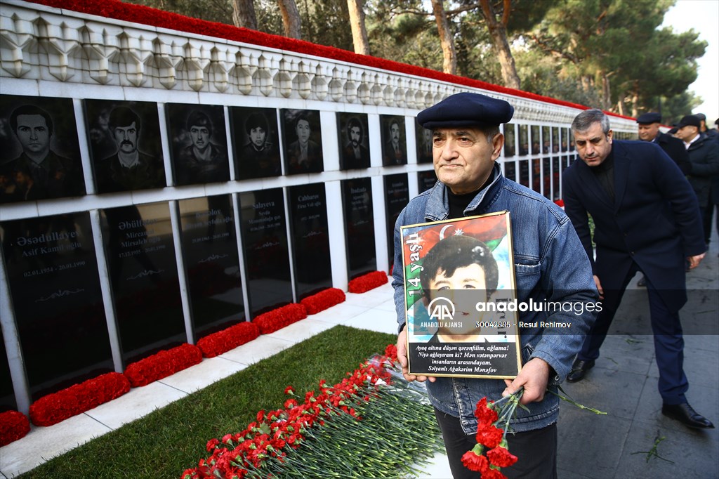 Azerbaycan'da "Kanlı Ocak" kurbanları anılıyor