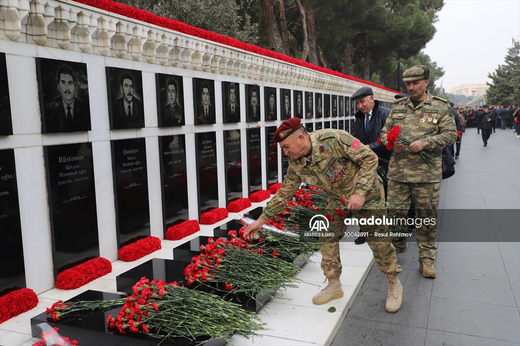 Azerbaycan'da "Kanlı Ocak" kurbanları anılıyor