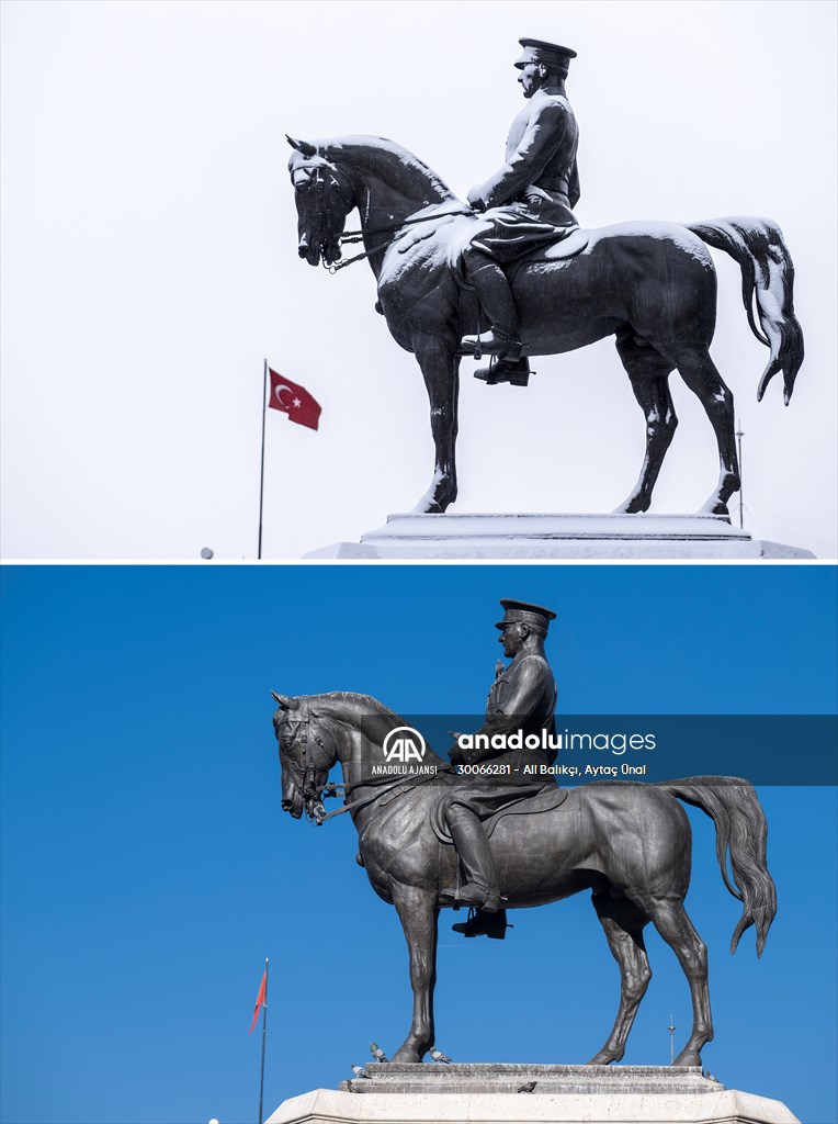 Soğuk ve kar yağışıyla ünlü Ankara’da son yılların en kurak kışı yaşanıyor