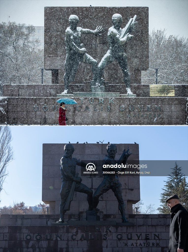 Soğuk ve kar yağışıyla ünlü Ankara’da son yılların en kurak kışı yaşanıyor