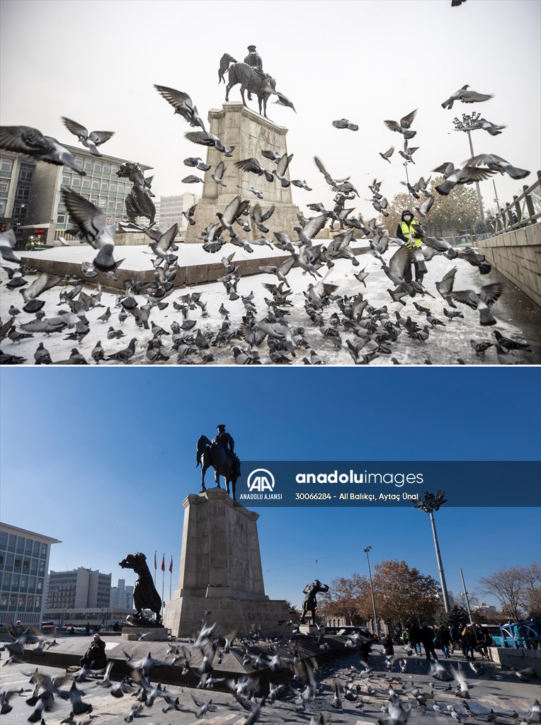 Soğuk ve kar yağışıyla ünlü Ankara’da son yılların en kurak kışı yaşanıyor