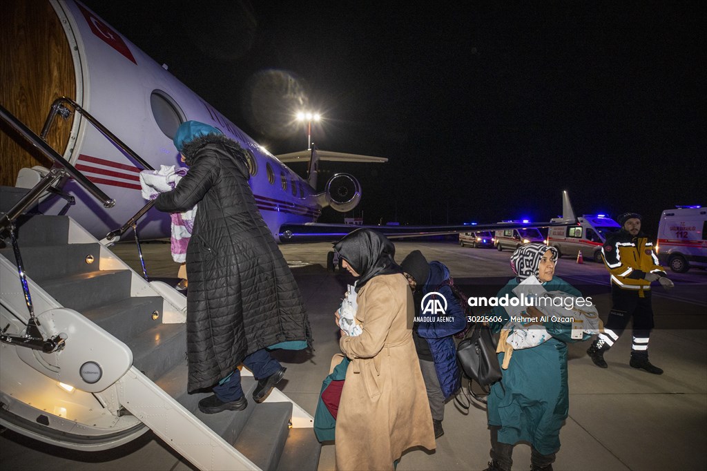 16 babies transferred to Ankara from quake-hit Kahramanmaras