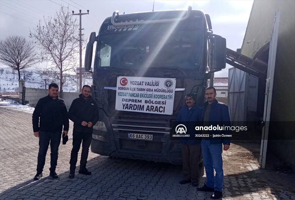 İç Anadolu'dan deprem bölgelerine yardımlar sürüyor