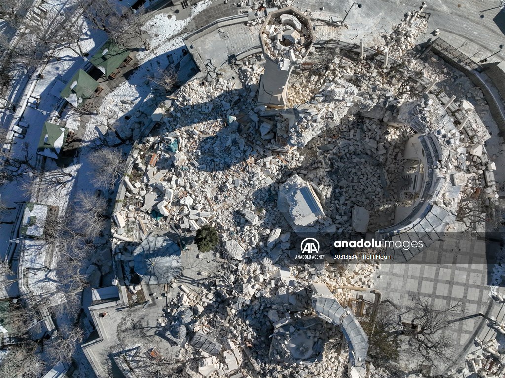 Tomb of Hadhrat Ukasha in Turkiye's Gaziantep collapsed in earthquakes
