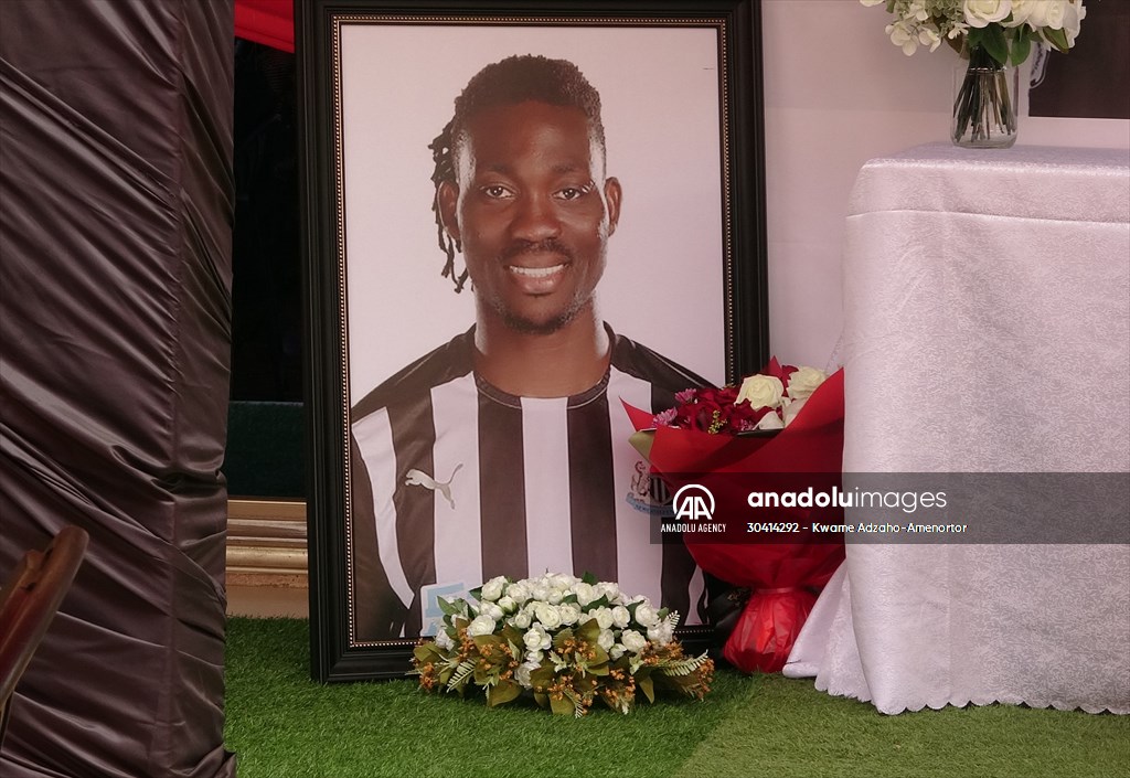 Loved ones mourn the loss of Ghanian soccer player Christian Atsu in his family home