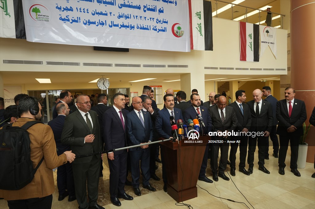 Basra'da Türk yapımı hastanenin açılışı yapıldı