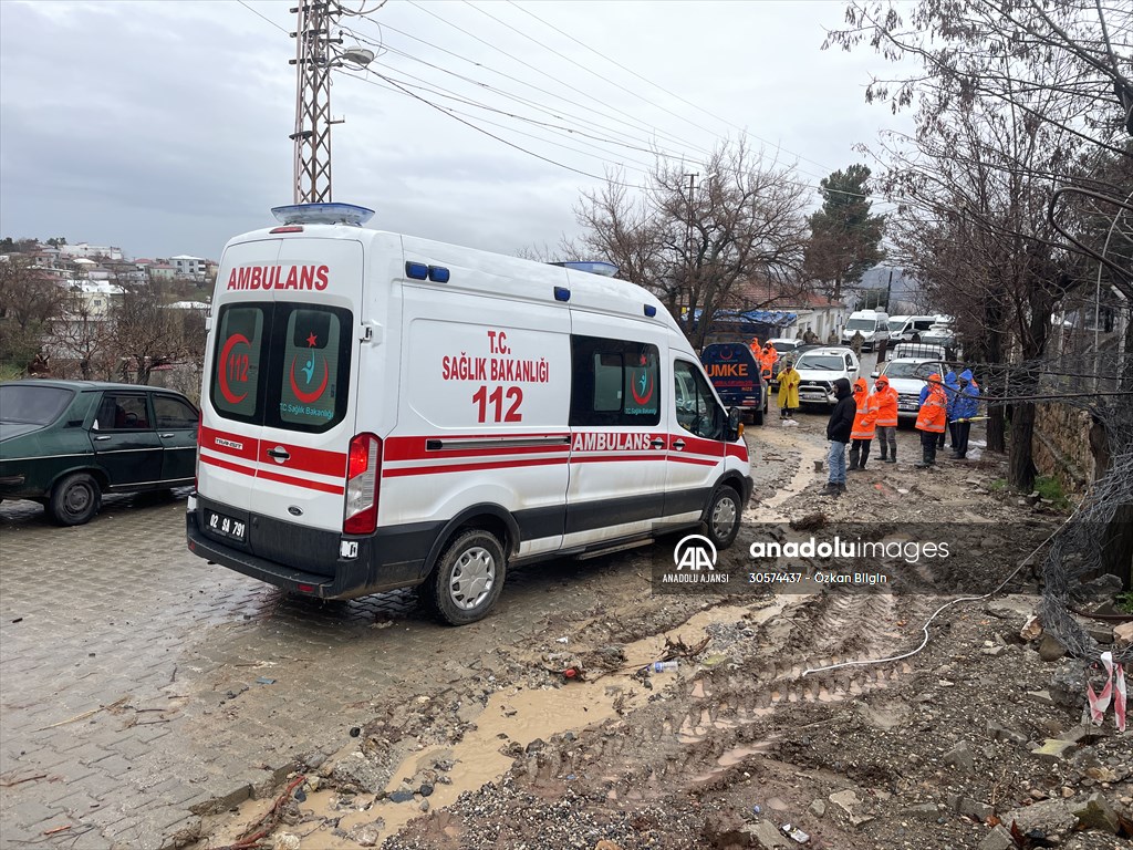 Adıyaman'ın Tut ilçesindeki selde ölenlerin sayısı 2'ye yükseldi