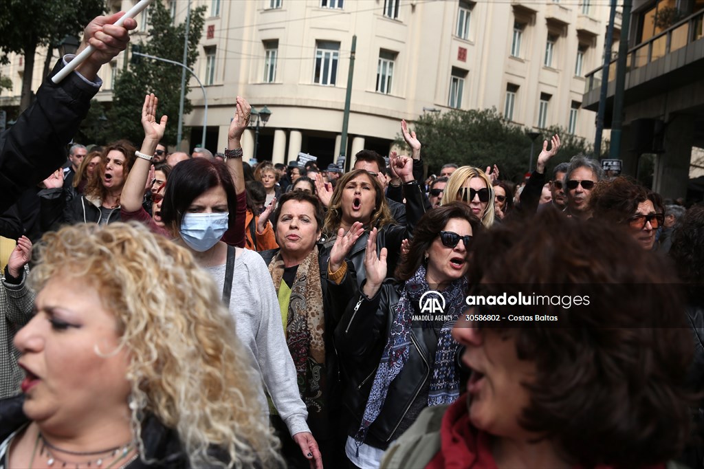 Protests Grow In Greece Over Fatal Train Accident Anadolu Images 9631