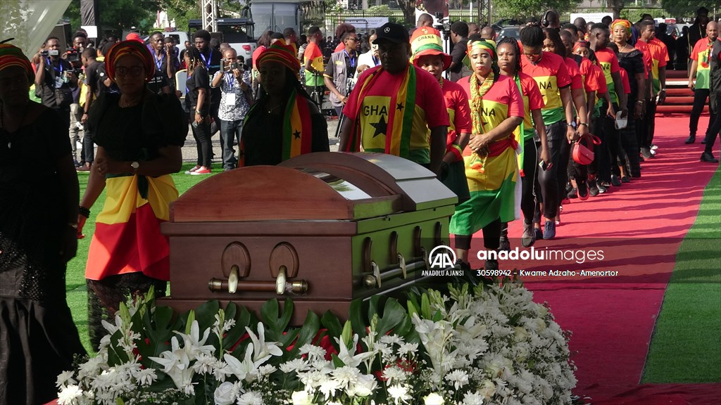 Depremde hayatını kaybeden Hataysporlu Atsu için ülkesinde cenaze töreni düzenlendi