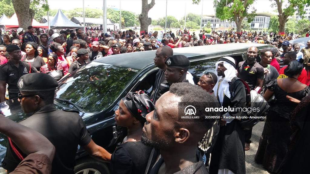 Depremde hayatını kaybeden Hataysporlu Atsu için ülkesinde cenaze töreni düzenlendi