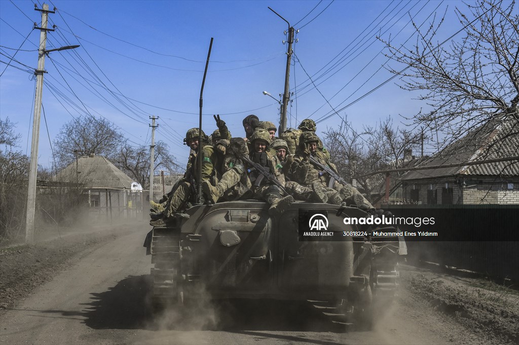 Military mobility continues amid Russia-Ukraine war in Bakhmut frontline