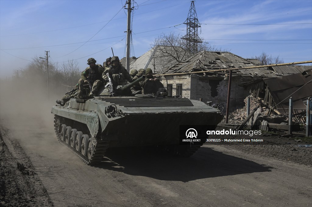 Military mobility continues amid Russia-Ukraine war in Bakhmut frontline