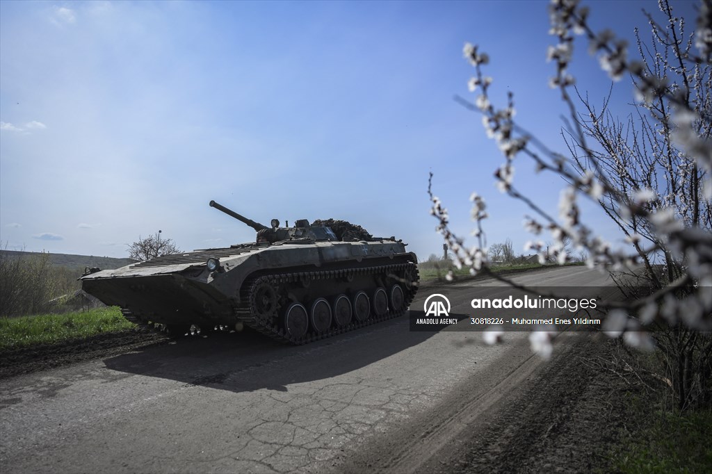 Military mobility continues amid Russia-Ukraine war in Bakhmut frontline