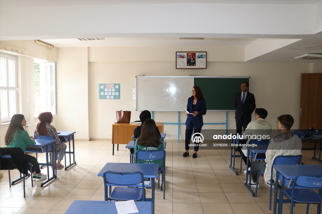 Kastamonu'da lise öğrencileri Azerbaycan yolcusu