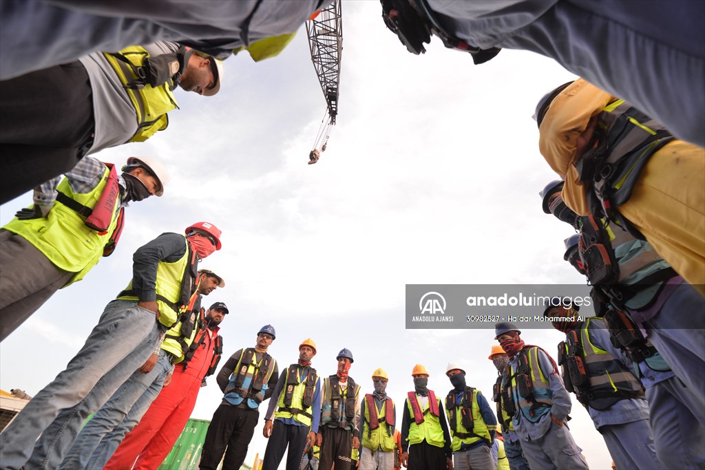 Orta Doğu'nun en büyük limanlarından Irak'taki Büyük Faw'ın inşaat çalışmaları devam ediyor