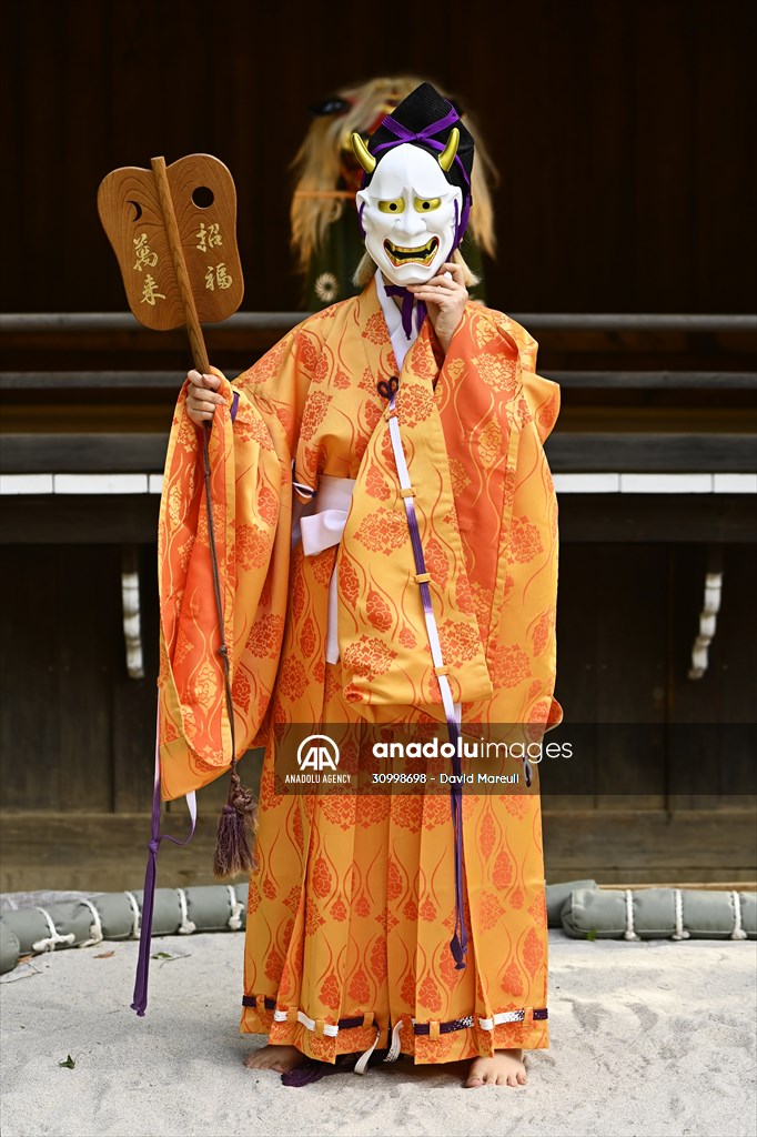 Festival of crying baby sumo in Tokyo