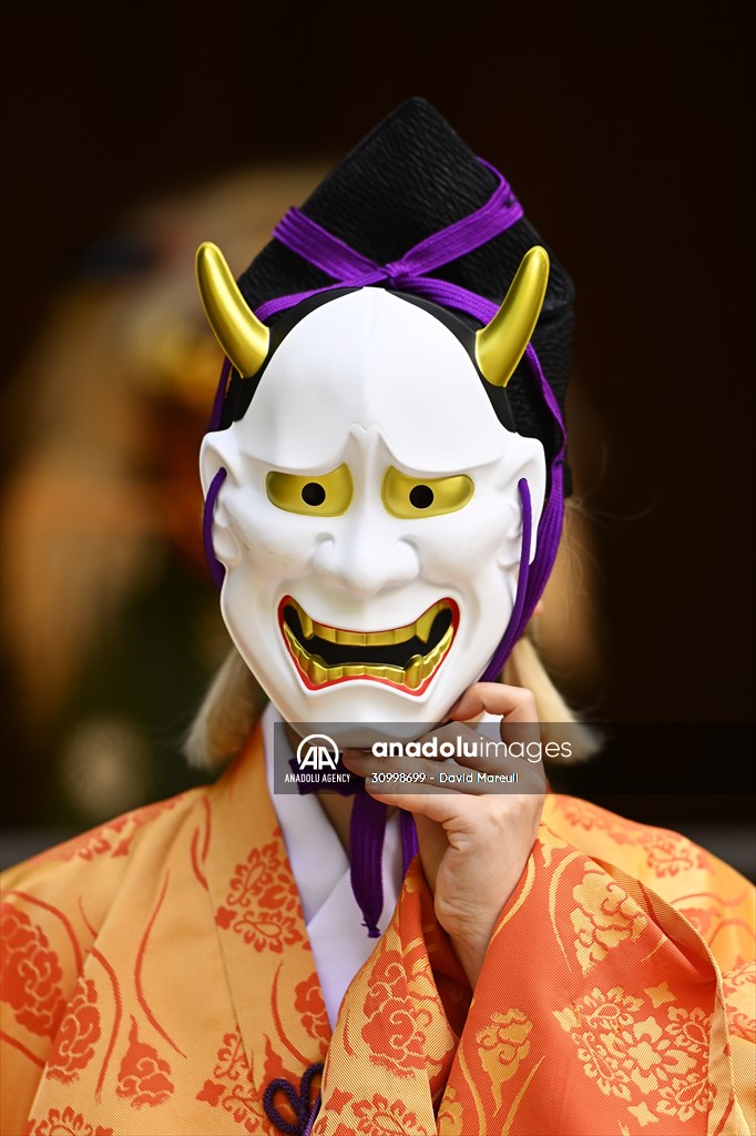 Festival of crying baby sumo in Tokyo