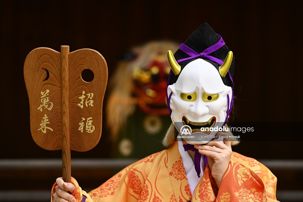 Festival of crying baby sumo in Tokyo