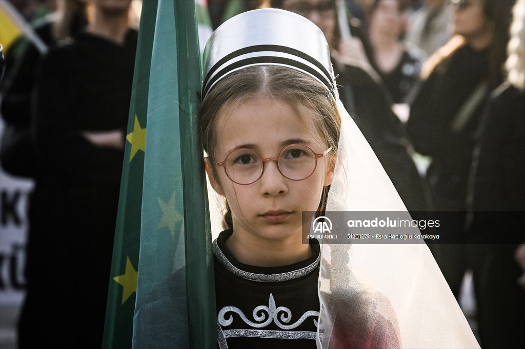 Circassian exile protested in Turkish capital on 159th anniversary