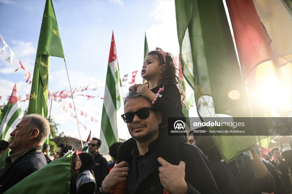 Circassian exile protested in Turkish capital on 159th anniversary