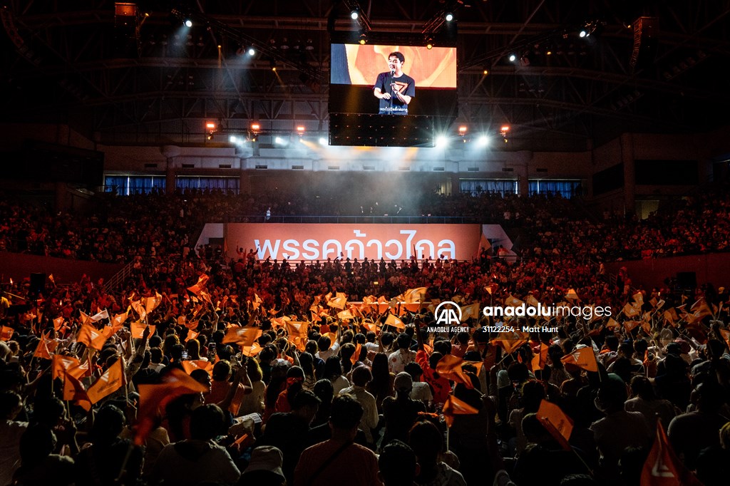 Move Forward Party Rally in Bangkok, Thailand