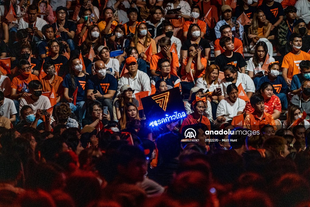 Move Forward Party Rally in Bangkok, Thailand