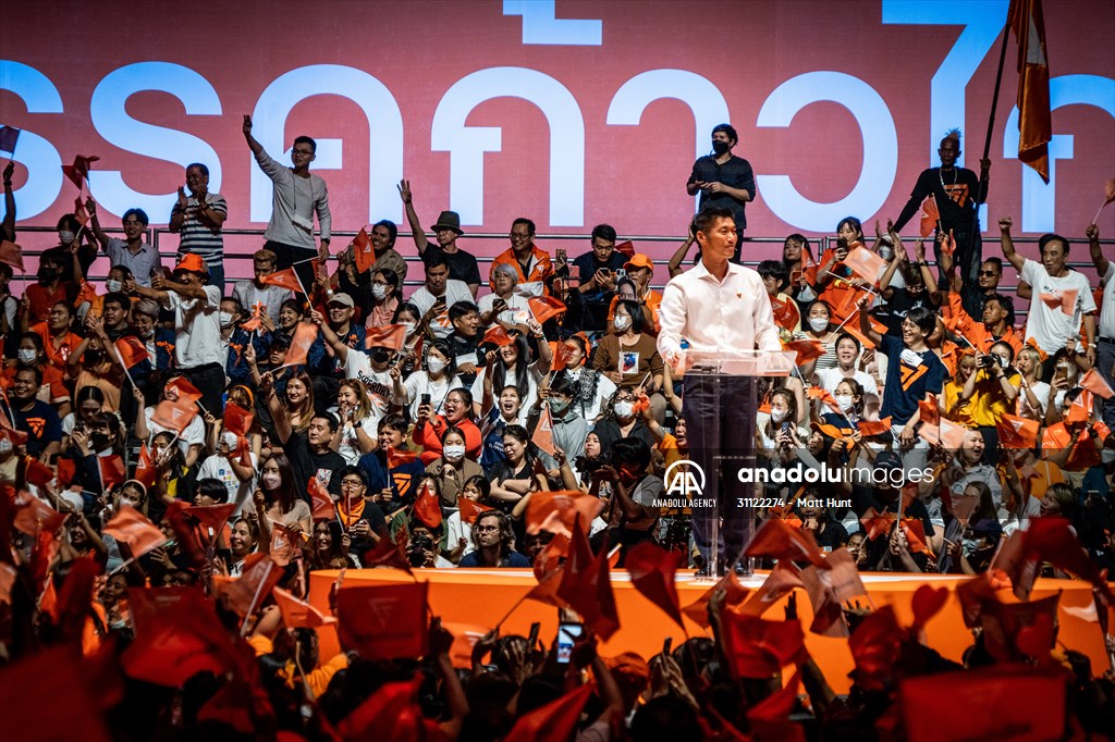 Move Forward Party Rally in Bangkok, Thailand