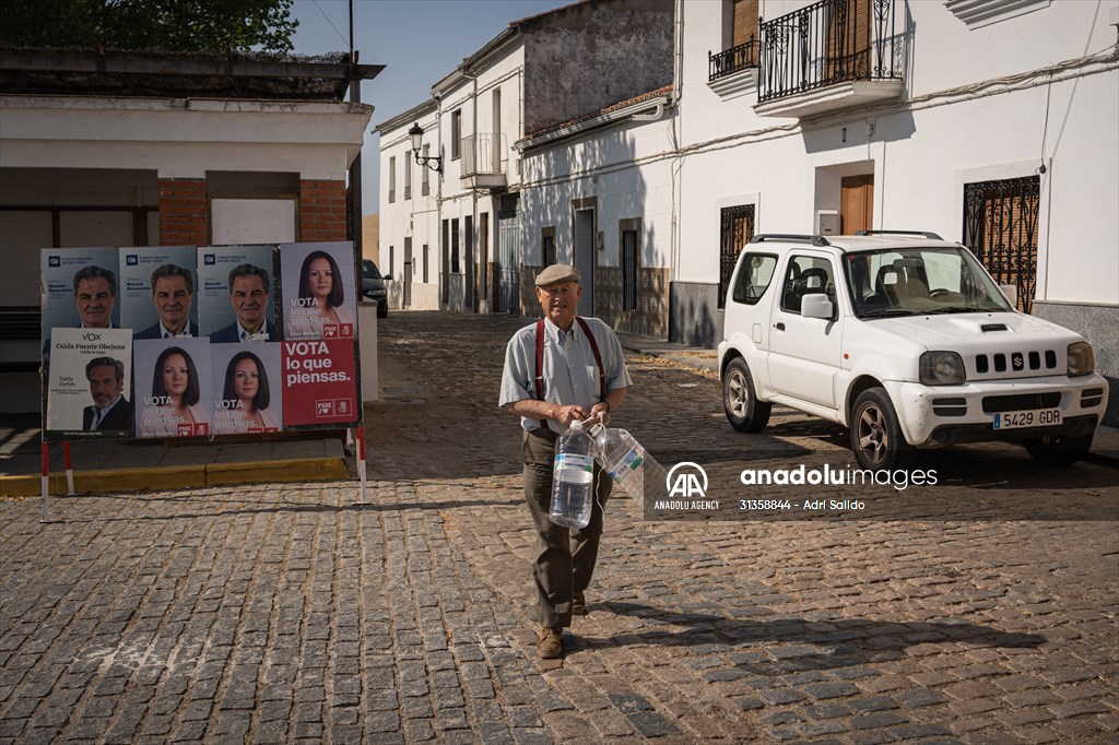 Water drought dried up reservoirs in Spain's Cordoba region