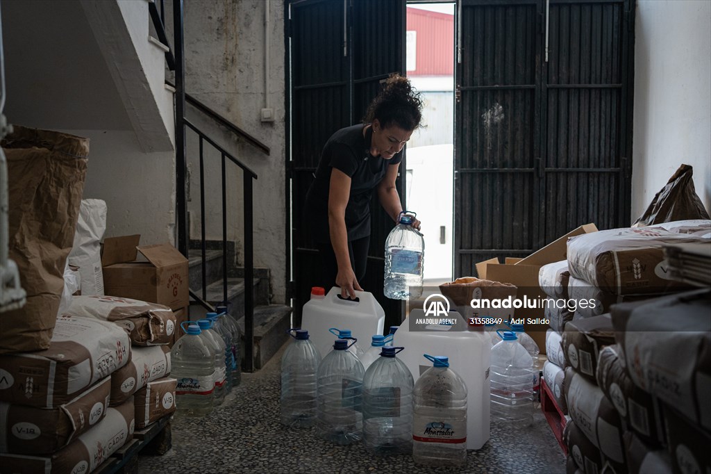 Water drought dried up reservoirs in Spain's Cordoba region